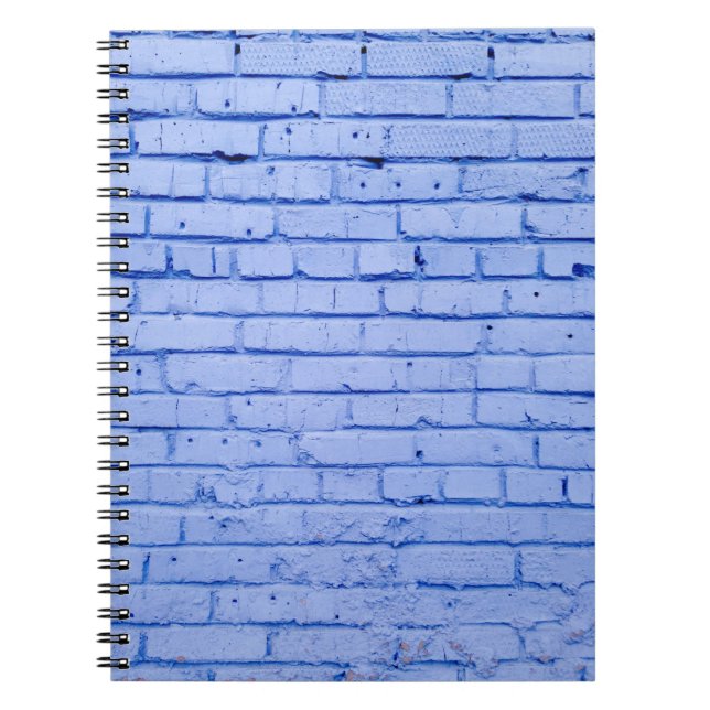 Caderno Espiral Aproximação da superfície do tijolo (Frente)