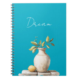 Caderno Espiral Aqua Blue Dream Sicilian Lemon