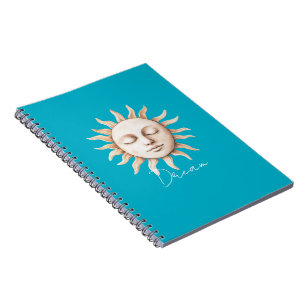Caderno Espiral Aqua Blue Dream Sicilian Sun