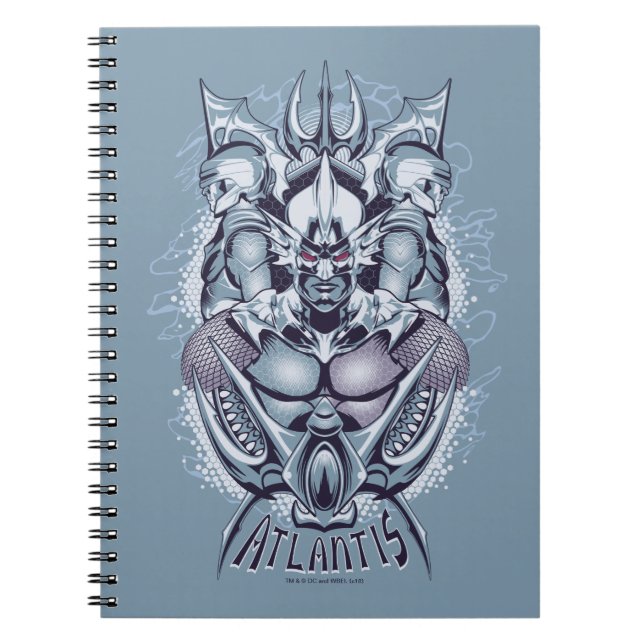 Caderno Espiral Aquaman | King Orm of Atlantis Graphic (Frente)