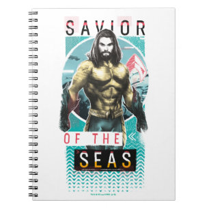 Caderno Espiral Aquaman   "salvador gráfico modernista dos mares"