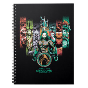 Caderno Espiral Aquaman   "une gráfico de Atlanteans dos reinos"