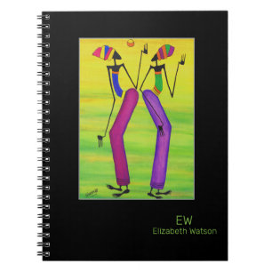 Caderno Espiral Aquarela, alegria e felicidade