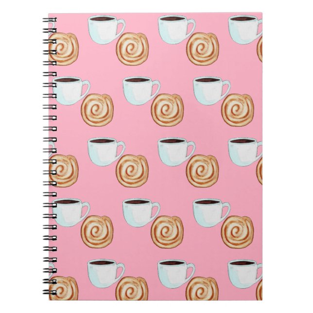 Caderno Espiral Aquarela Cinnamon Torneira Café (Frente)