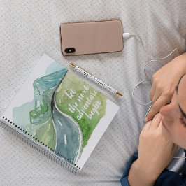 Caderno Espiral Aquarela Nature Vamos Que A Próxima Aventura Começ