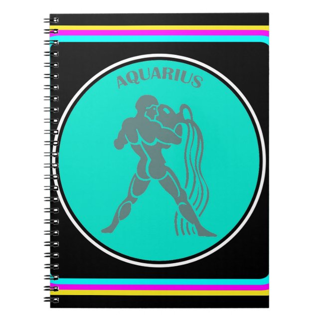 Caderno Espiral Aquarius Notebook (Frente)