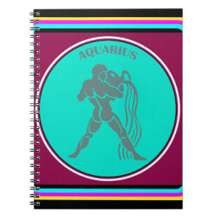 Caderno Espiral Aquarius Notebook
