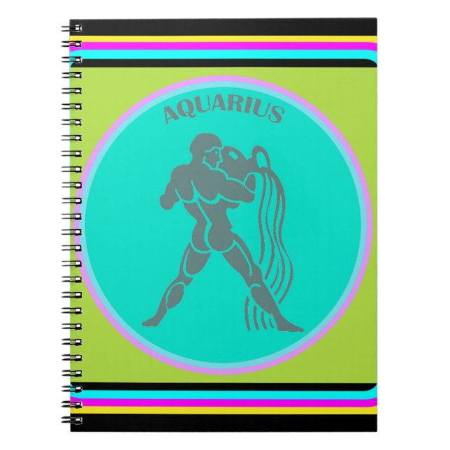 Caderno Espiral Aquarius Notebook (Frente)