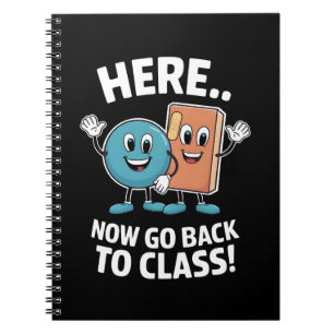 Caderno Espiral Aqui Agora Volte Para A Aula Enfermeira Escolar Mé