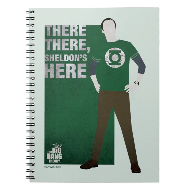 Caderno Espiral Aqui, Sheldon está aqui (Frente)