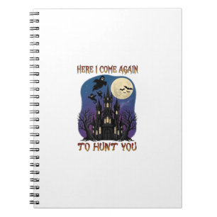 Caderno Espiral Aqui Vêm Novamente Fantasmas do Castelo Assombrado