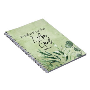 Caderno Espiral Aquietai-vos e Sabei que Eu Sou DEUS
