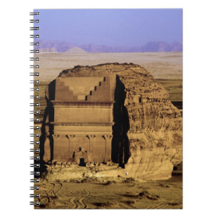 Caderno Espiral Arábia Saudita, local de Madain Saleh, antiga