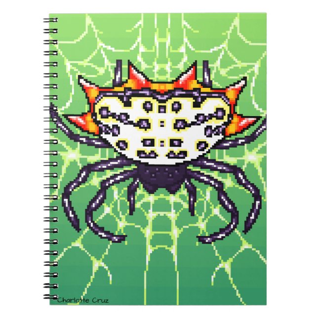 Caderno Espiral Aranha-caranguejo (Frente)