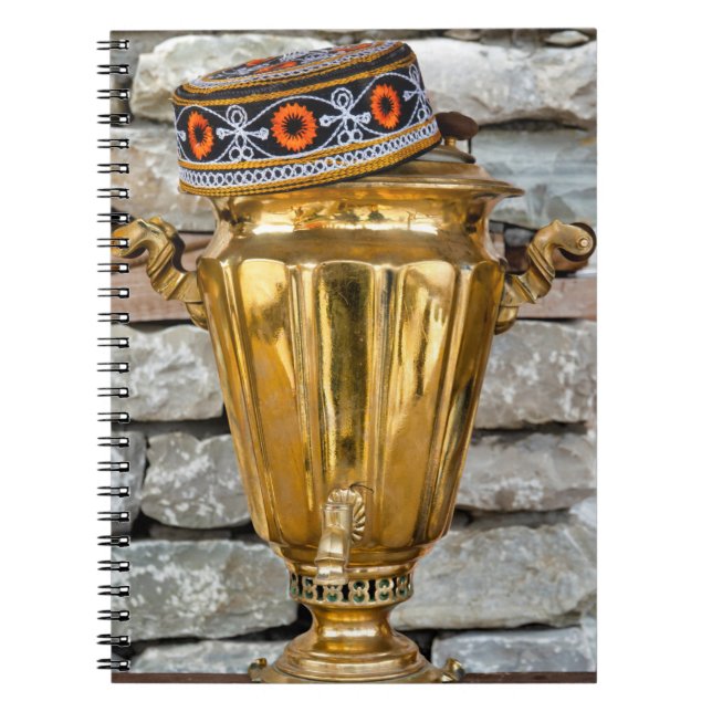 Caderno Espiral Araqchin e Samovar (Frente)