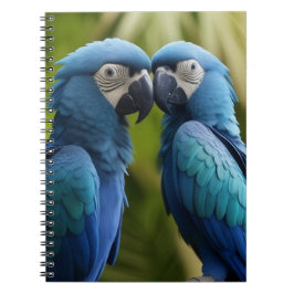 Caderno Espiral Arara Azul