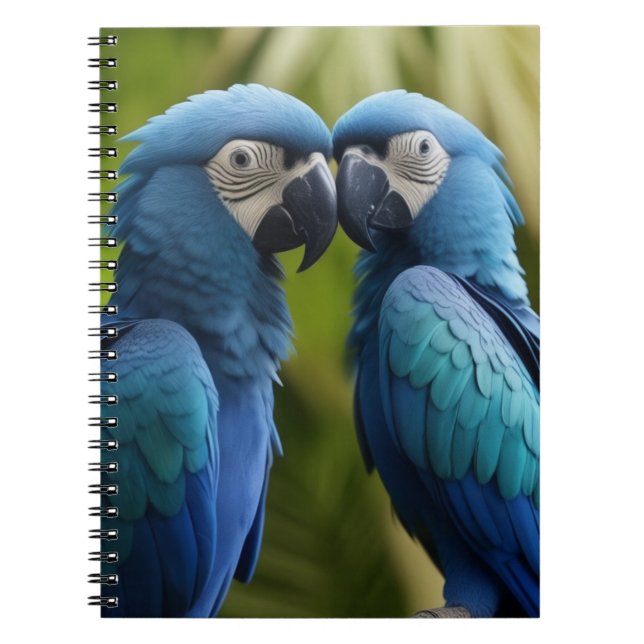 Caderno Espiral Arara Azul (Frente)