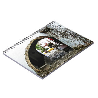 Caderno Espiral Arcada em Obidos Portugal