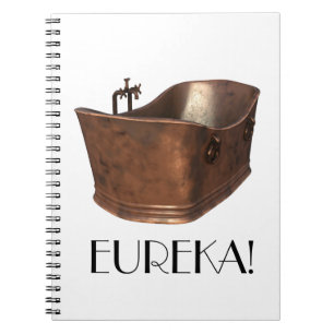 Caderno Espiral Archimedes Bathtub