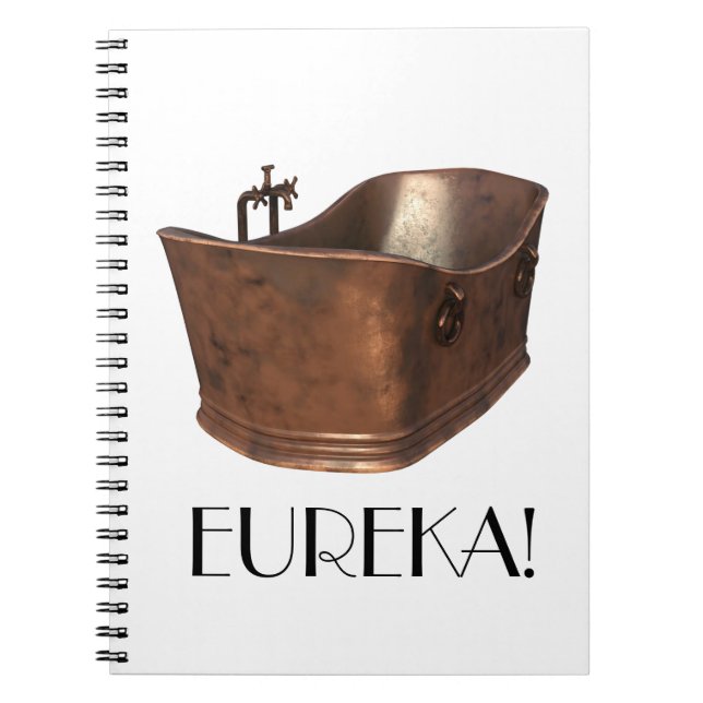 Caderno Espiral Archimedes Bathtub (Frente)