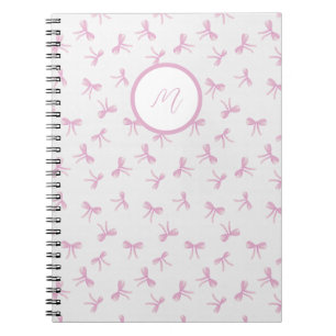 Caderno Espiral Arco de aquarela cor-de-rosa coquetel personalizad