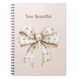 Caderno Espiral Arco de Fita Métrica