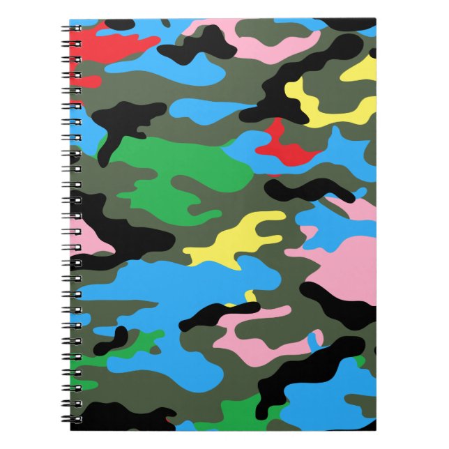 Caderno Espiral arco-íris (Frente)