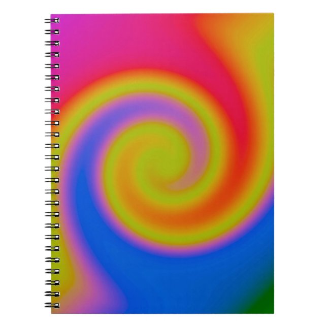 Caderno Espiral Arco-íris (Frente)