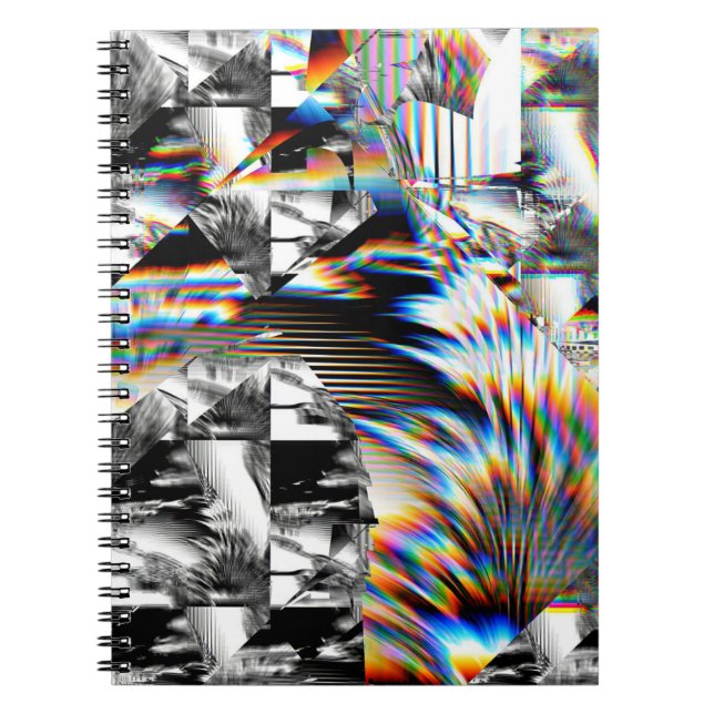 Caderno Espiral Arco-Íris Assalto (Frente)