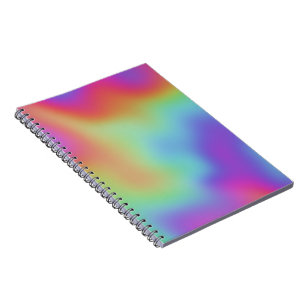 Caderno Espiral arco-íris hypercolor neo :