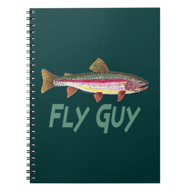 Caderno Espiral Arco-Íris - Problemas Voo FIshing (Frente)