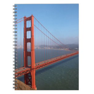 Caderno Espiral Área de recreação nacional do Golden Gate