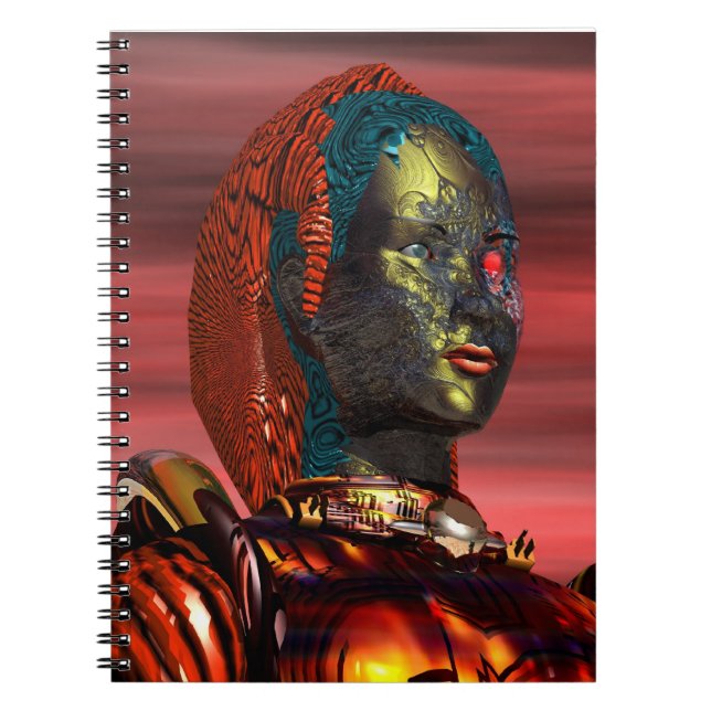CADERNO ESPIRAL ARES CYBORG DA HIPERIÃO (Frente)