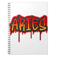 ÁRIES Signo Fogo Arte de Palavra Pingando Tinta Sp