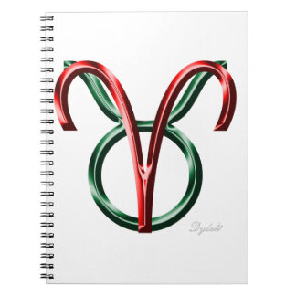 Caderno Espiral Aries Taurus Cusp - Astrologia - Sinal Zodiac