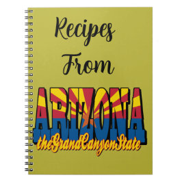 Caderno Espiral Arizona o Estado do Grand Canyon