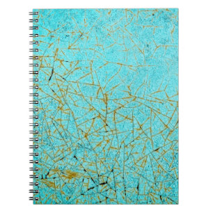 Caderno Espiral armação de textura antiga e esbranquiçada do corpo