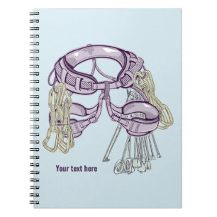 Caderno Espiral Arnês e equipamento para trepagem