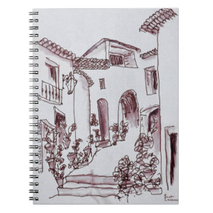 Caderno Espiral Arquitetura   Saint-Guilhem-Le-Desert, França