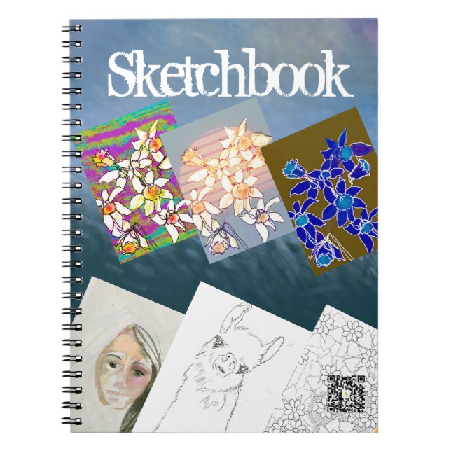 Caderno Espiral Arquivar Esquemas e Desenhos Presente de Aniversár (Frente)