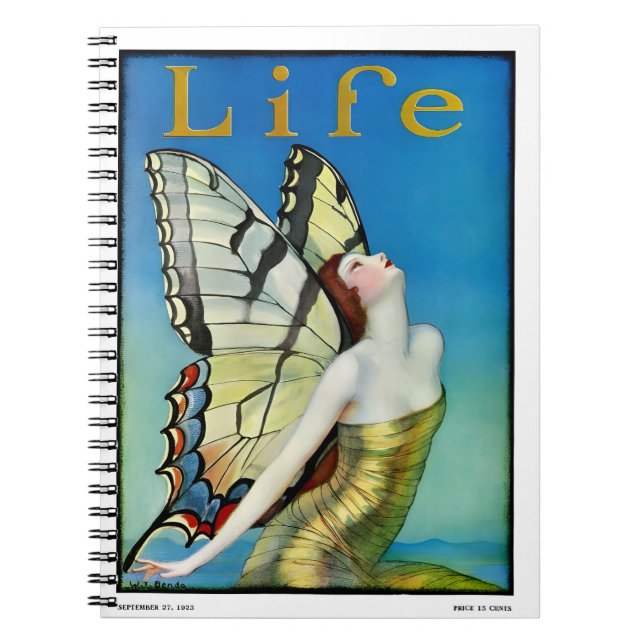 Caderno espiral Art nouveau (Frente)