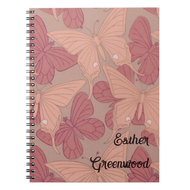 Caderno Espiral Art Nouveau Butterfly (Frente)
