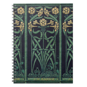 Caderno Espiral Art Nouveau J.M. Barrie