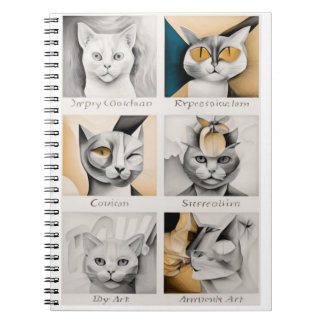 Caderno Espiral Arte Animal