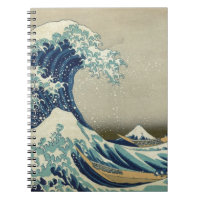 Arte asiática - a grande onda fora de Kanagawa