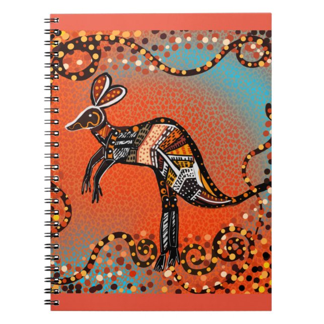 CADERNO ESPIRAL ARTE AUSTRÁLIA      (Frente)