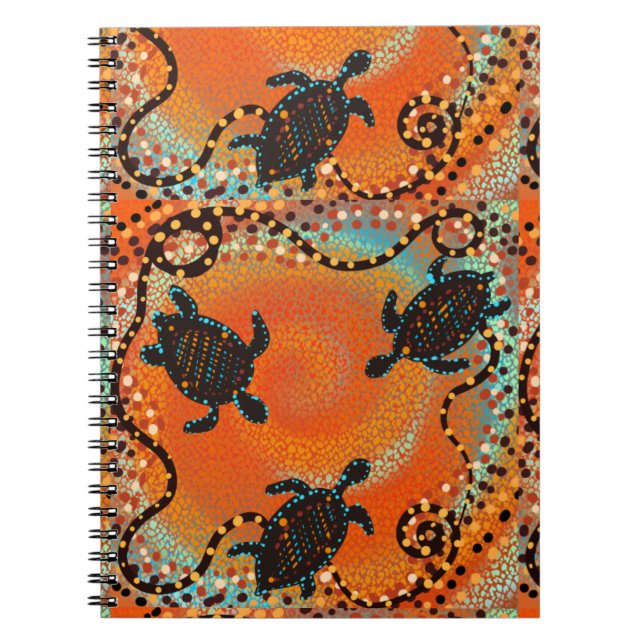 CADERNO ESPIRAL ARTE AUSTRALIANA        (Frente)