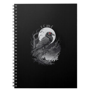 Caderno Espiral Arte Criativa Pássaro F-Caw-F
