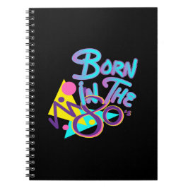 Caderno Espiral Arte da Era Legal do nascer nos anos 80