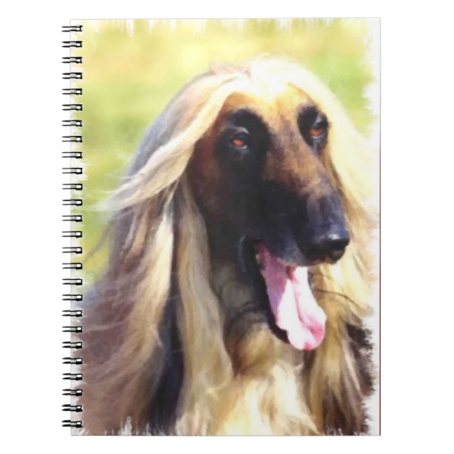 Caderno Espiral Arte de Caça Afegã (Frente)